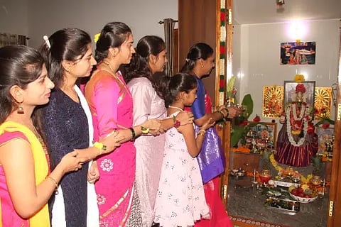 Varamahalakshmi festival celebration in Malnad