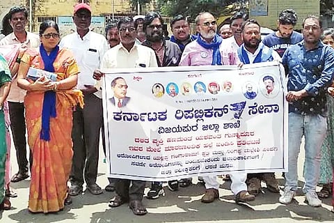 Vijaypur, Karnataka Republic Army, Protest, Dalit Man, Assault, Condemnation,