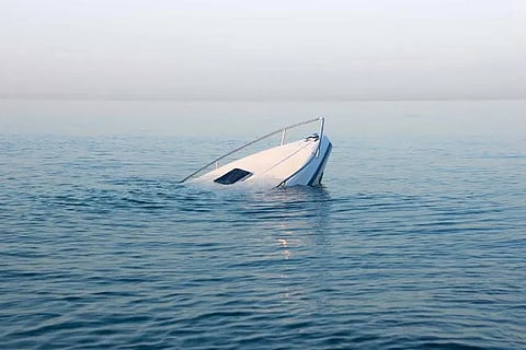 boat sink