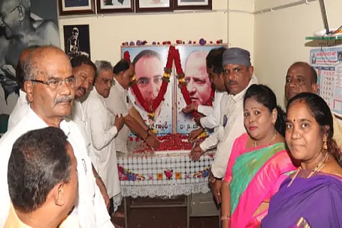 congress office sadbhavana day