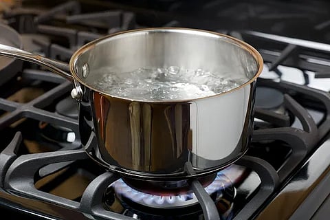 hot water