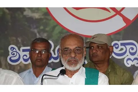 raita sanga state president Basavarajappa