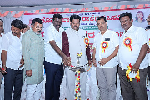 PRAVITE SCHOOL TEACHERS DAY CLEBRATION KOPPAL