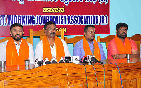 ಹಾಸನಾಂಬ ಕಲಾಕ್ಷೇತ್ರದ ಆವರಣದಲ್ಲಿ ಪಾಂಚಜನ್ಯ ಗಣಪತಿ ಪ್ರತಿಷ್ಠಾಪನೆ