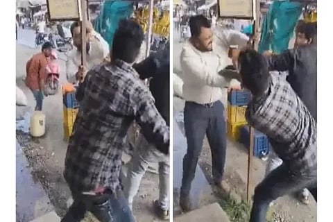 BJP Leaders Fight