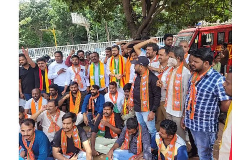 Cauvery crisis' Cong govt failure condemned by BJP