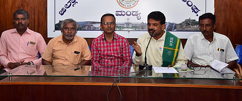 Bharatiya Kisan Sangh press conference