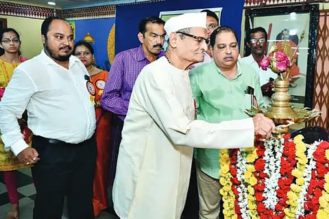Annual Meeting of Canara co-opp Bang inaugurated by Guests.