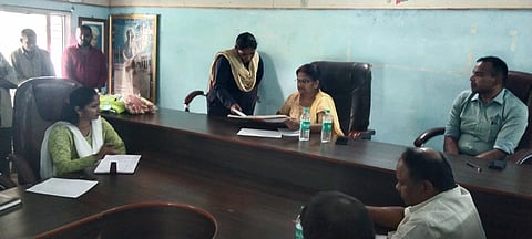 Gudibande Pattana panchayatinalli Kartavya Lopa
