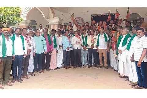 Harapanahalli BJP Prots