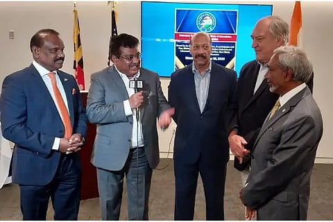 Minister M B Patil in USA tour