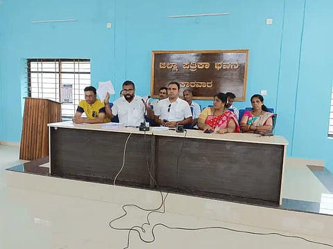 Mudageri gp press meet