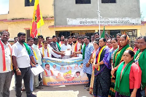 Cauvery water to Nidagundi, Tehsildar, State Government, Tamil Nadu,