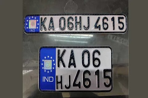 Number plate