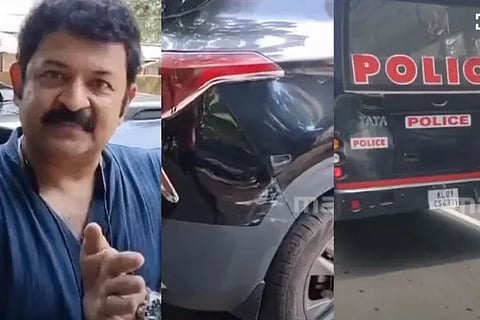 Police vehicle in CMs convoy hit my car officer issued threats alleges Actor Krishna Kumar
