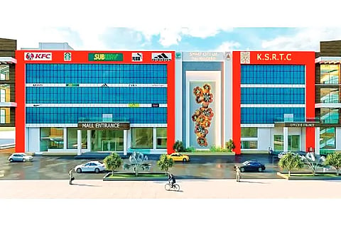 Prposoded KSRTC bust stand