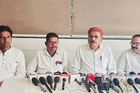 S M PATIL GANIHAR PRESS MEET