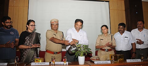 Self protection training program was held at Mysore Maharani College