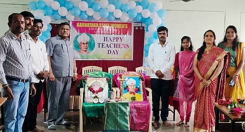 Woment University Regional Centre Bidar Teachers Day Photo