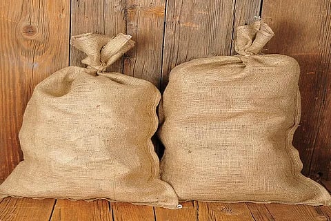 burlap sack