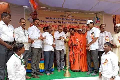 MLA Rajugowda Patila, Devarhipparagi, Taluk level sports event,
