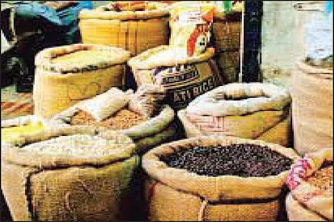 food particles