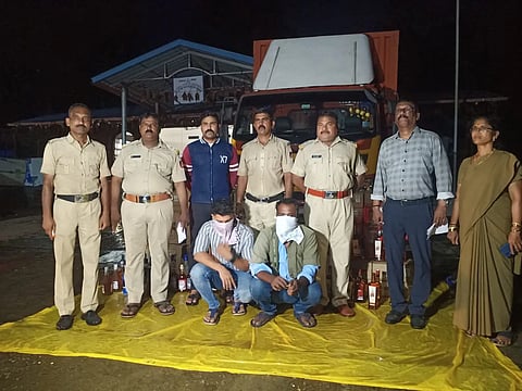 liquor seized