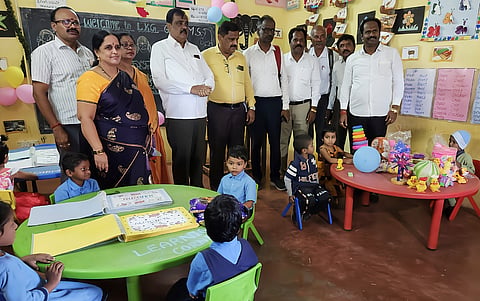 hosakote lkg school start