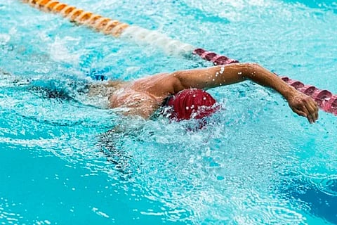 swimming