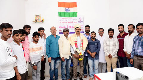 soldier felicitation koppal youths
