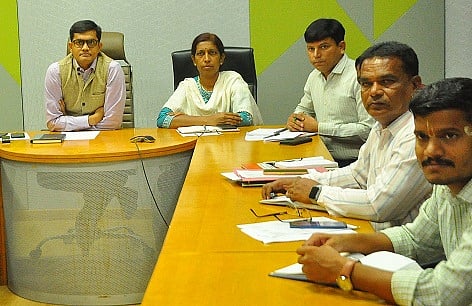 MINISTER SHIVARAJ TANGADAGI MEETING OFFICERS GOLDEN JUBILEE CELEBRATION KARNATAKA KOPPAL