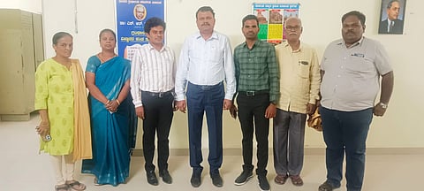 LIBRARY DIRECTOR VISIT LIBRARIES KOPPAL