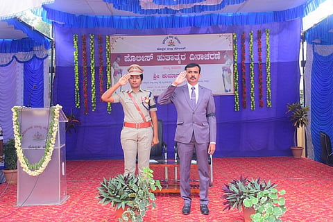 police Martyrdom day celebration koppal judge sp