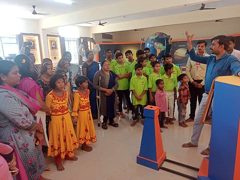 Planetary observation childrens koppal scince bhavan