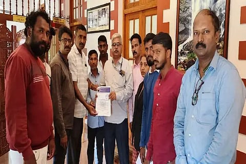 Submission of appeal to district administration