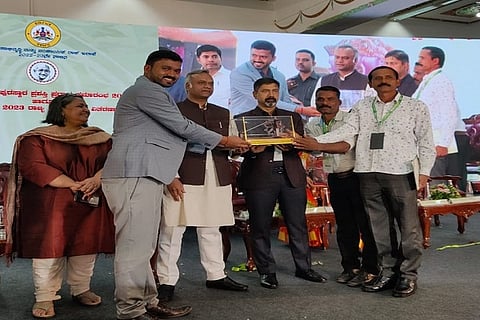 Acceptance of Gandhi Village Award