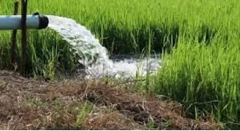 Irrigation pump set