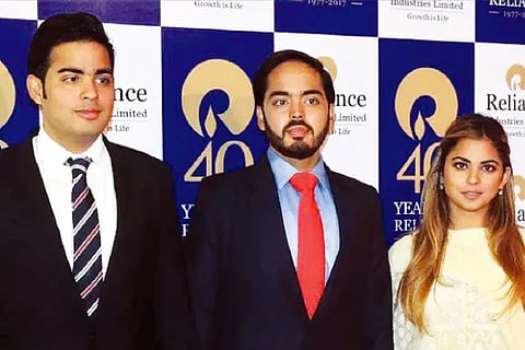 Akash Ananth and Isha Ambani