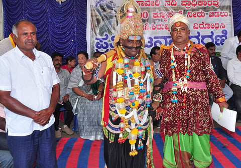 Artists support Cauvery protest