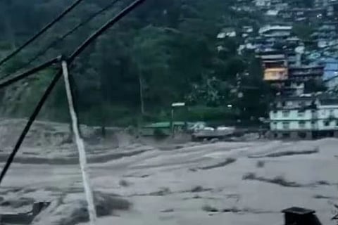 Cloudburst Triggers Flash Flood