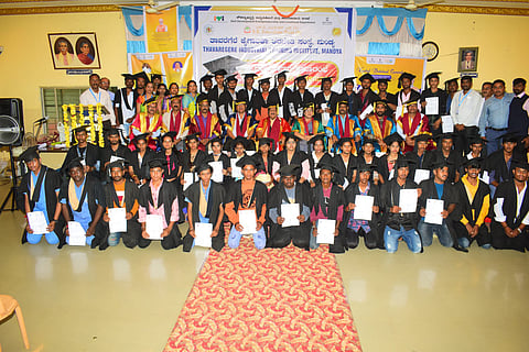 Convocation at Mandavya College mandya