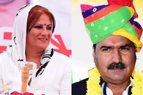 Couple face off in Rajasthans