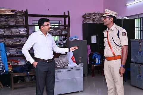 DCG visit to karwat home guard office