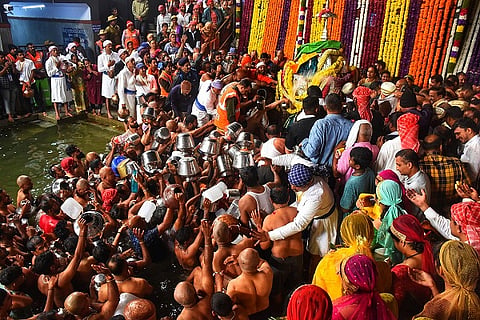 Darshan of Mother Kaveri as a water form