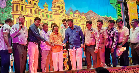 Drama performance by teacher mandya