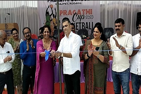 Inauguration of Basketball Stadium