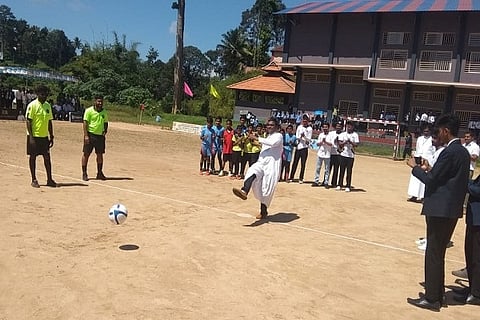 Inauguration of National Level Football Tournament