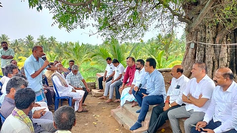 Interaction with farmers in Hullukere village mandya