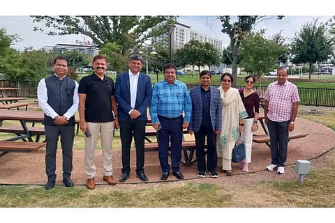Minister M B Patil in Dallas