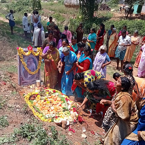 Tithi function for monkey Doddbhoganahalli village